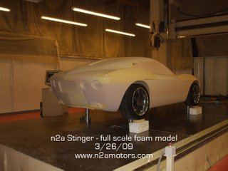 Illustration for article titled N2A Stinger Mates Retro Style To Modern Corvette Chassis